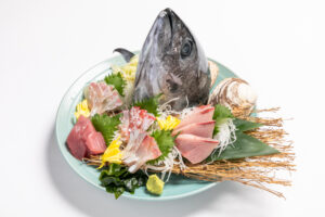 【お通し】刺身盛り合わせ